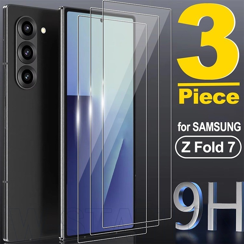 Vidro Temperado De Tela Externa De 3-1 Unidades-Para Samsung Galaxy Z Fold 7-HD 