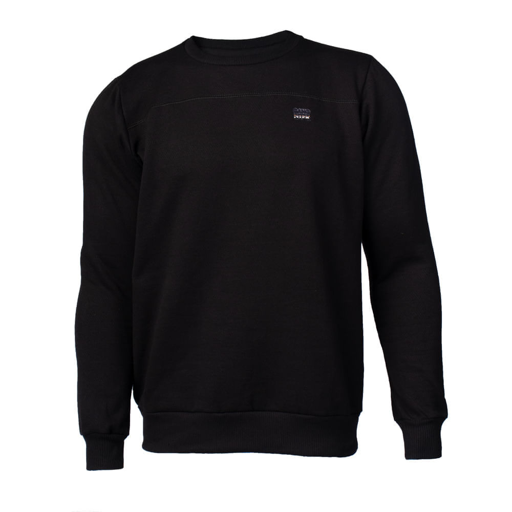 Moletom Masculino Gangster Estampa Texturizada Preto