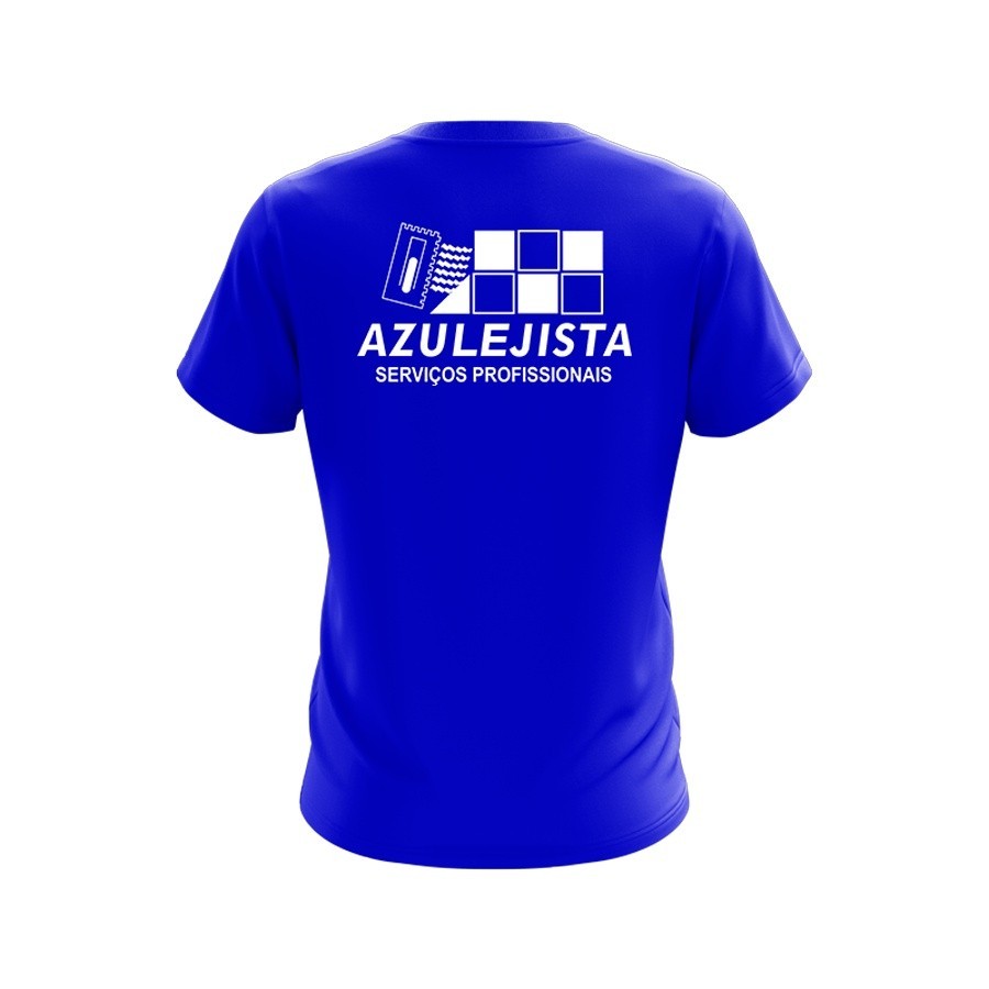 Camiseta Azulejista Uniforme Profissional Serviço Boots