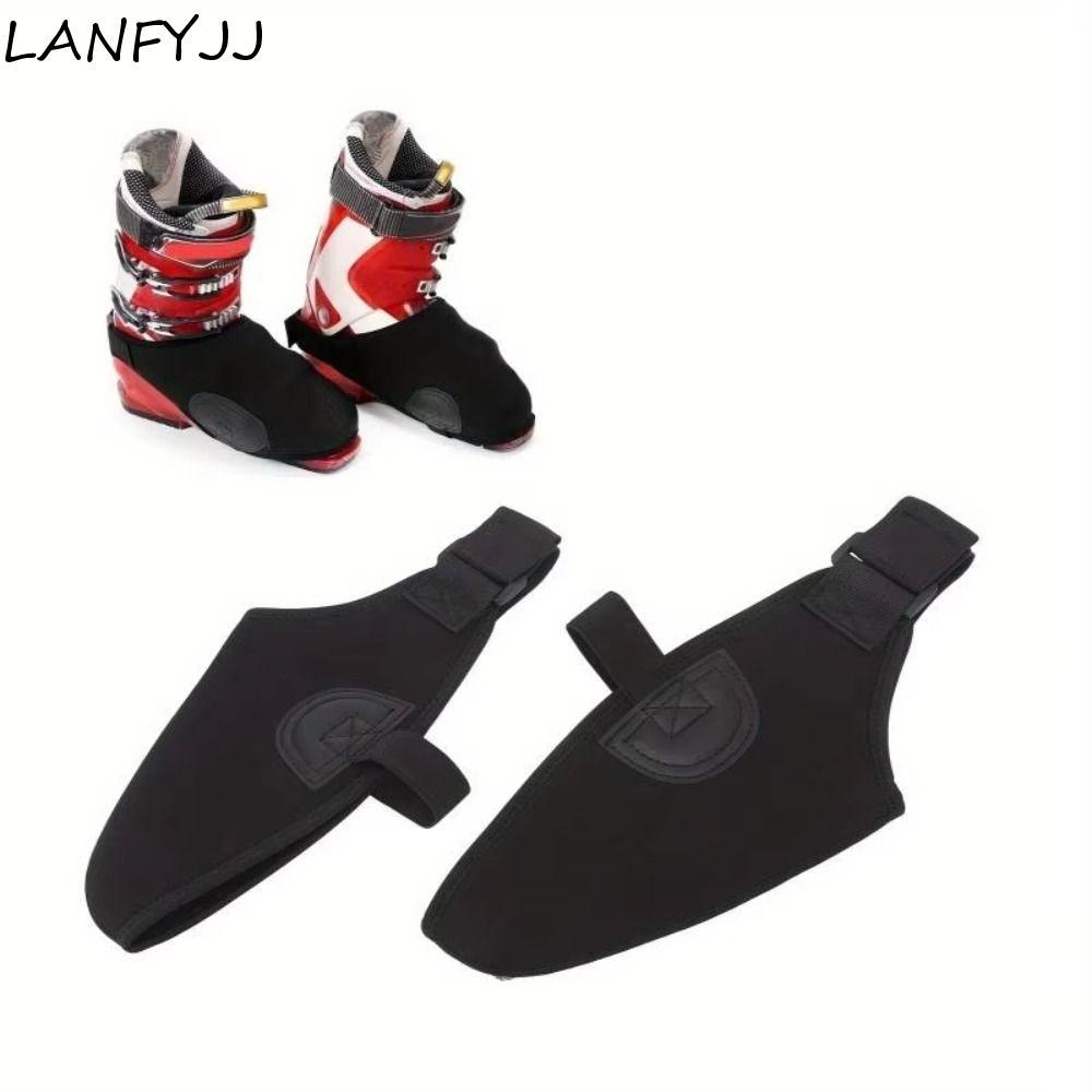 LANFYJJ Capas Para Botas De Esqui , Aquecedor Antiderrapante À Prova De Vento Sapatos Luva Elástica Bota Isolada Em Neop