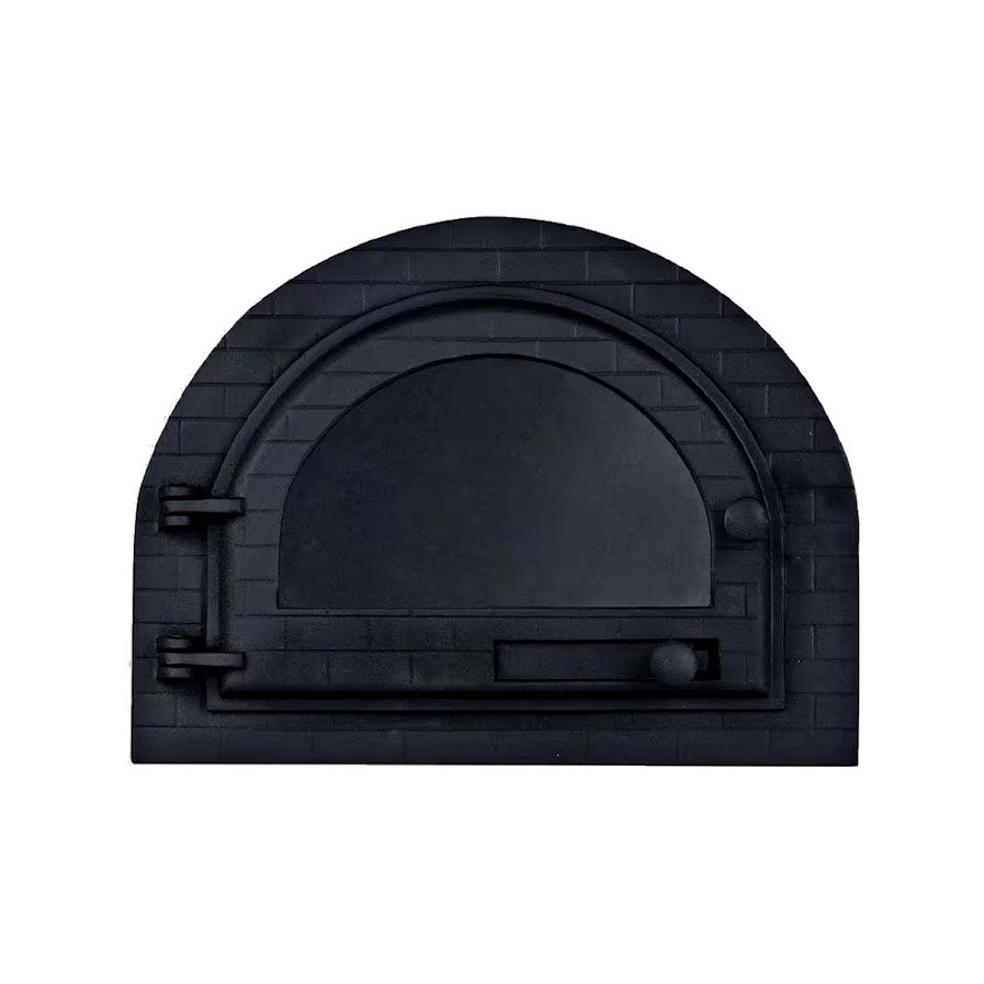 Porta Forno Ferro Igloo Com Vidro Libaneza 31x42cm