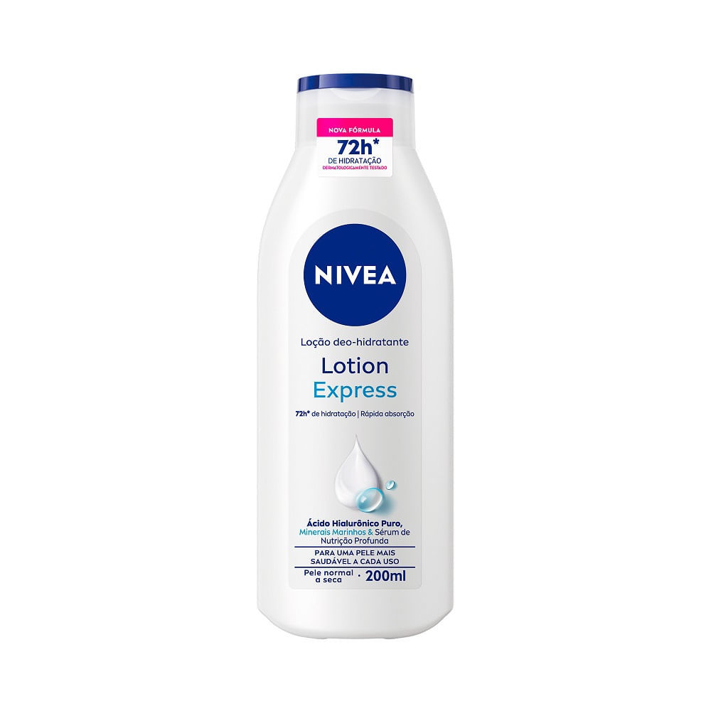 Loção Hidratante Nivea Lotion Express 200ml em Oferta na Shopee