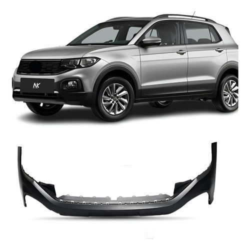 Parachoque Dianteiro T-cross 2019 Á 2024 Sem Furo Sensor