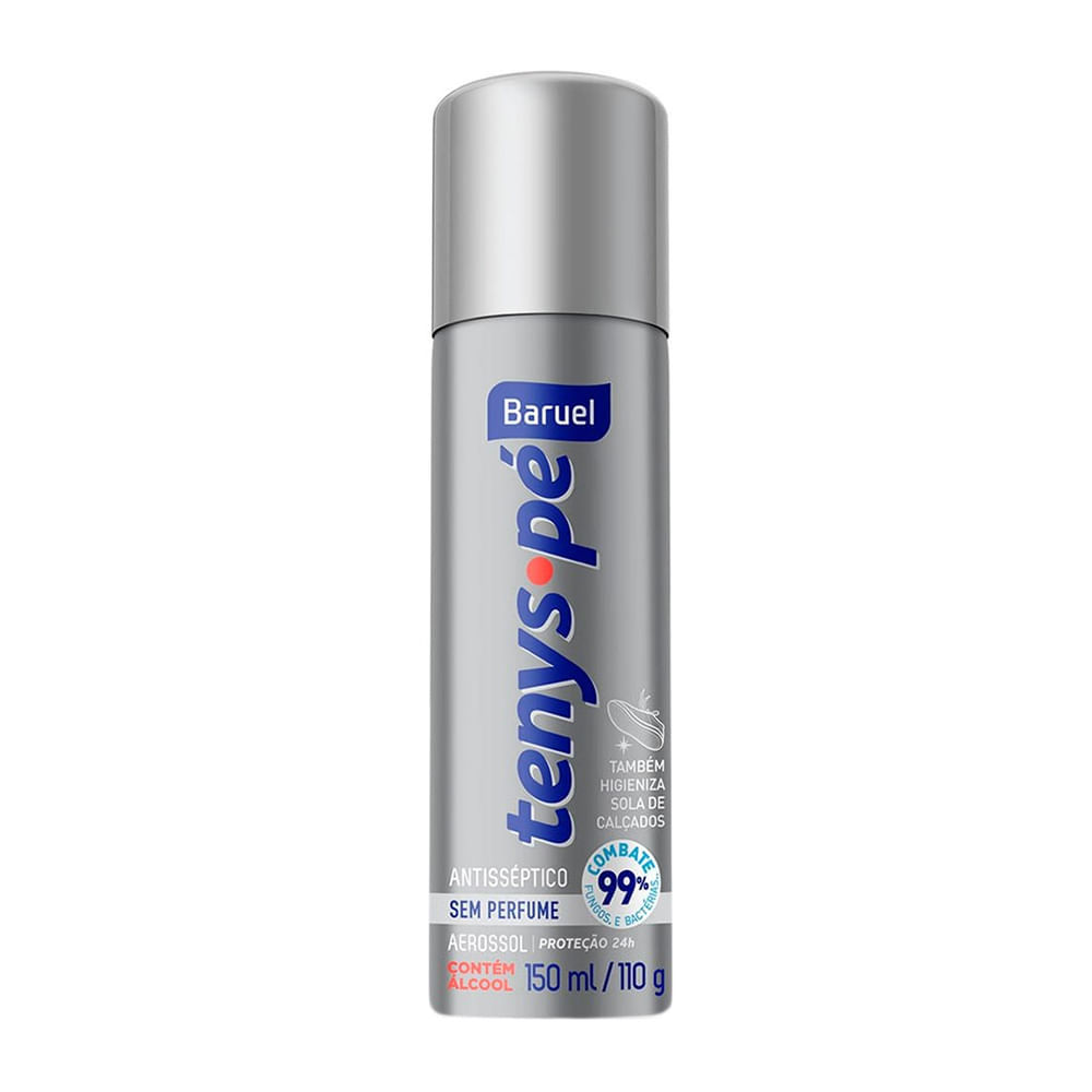 Tenys Pé Baruel Aerosol Sem Perfume 150ml em Oferta na Shopee
