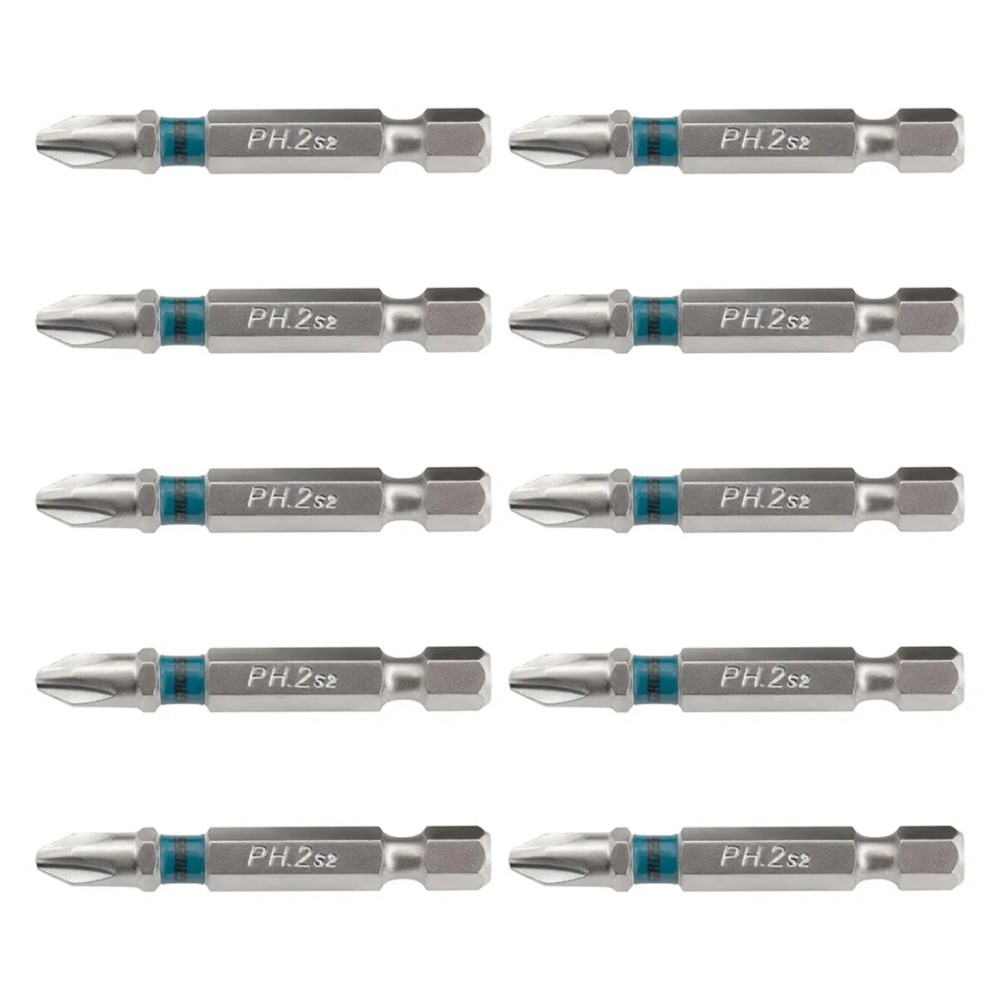 Bits Phillips PH2 50mm Aço Cromo Molibdênio 10 Peças Gross