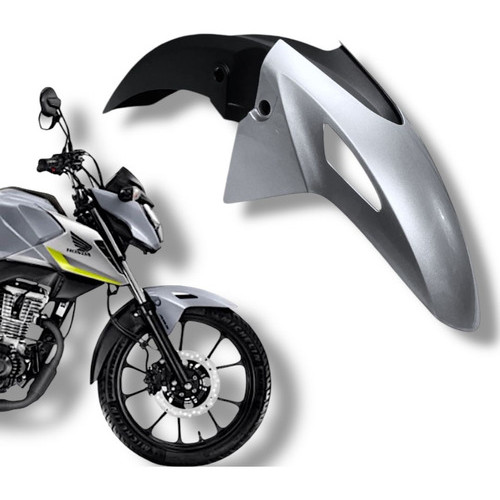 Paralama Dianteiro Honda Cg Titan 160 Fan 160 Start160 25 26 Dianteira Prata Force