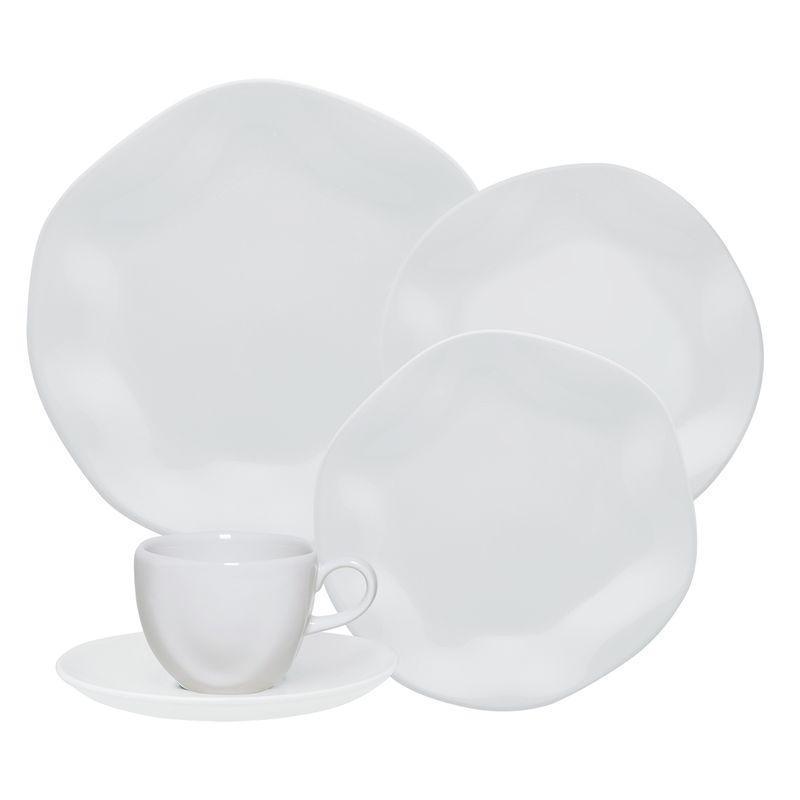 Aparelho de Jantar E Chá 20 Pçs Oxford Ryo White