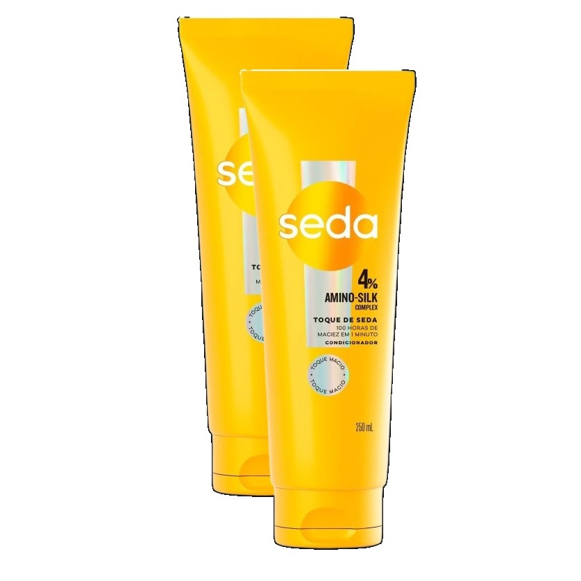 KIT 2 CONDICIONADOR SEDA TOQUE DE SEDA 250ML