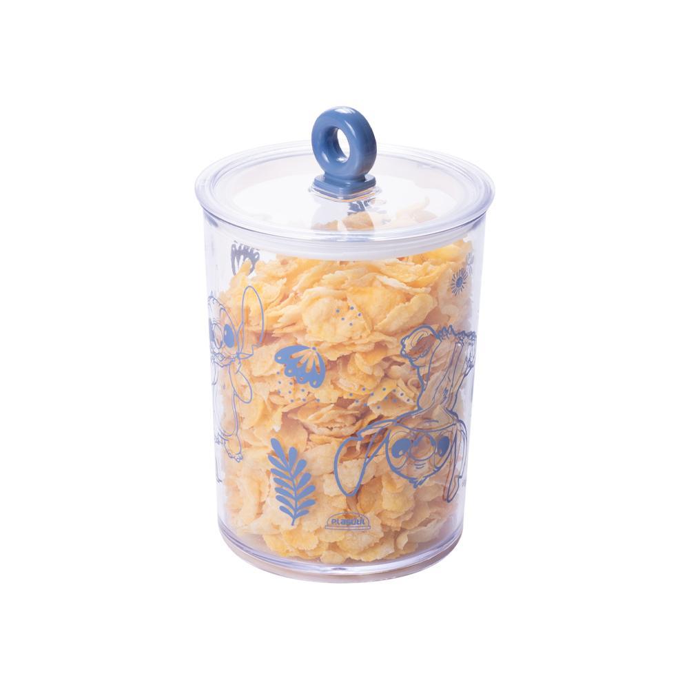 Pote Porta Mantimento Stitch Hermético 500 ml Plasútil