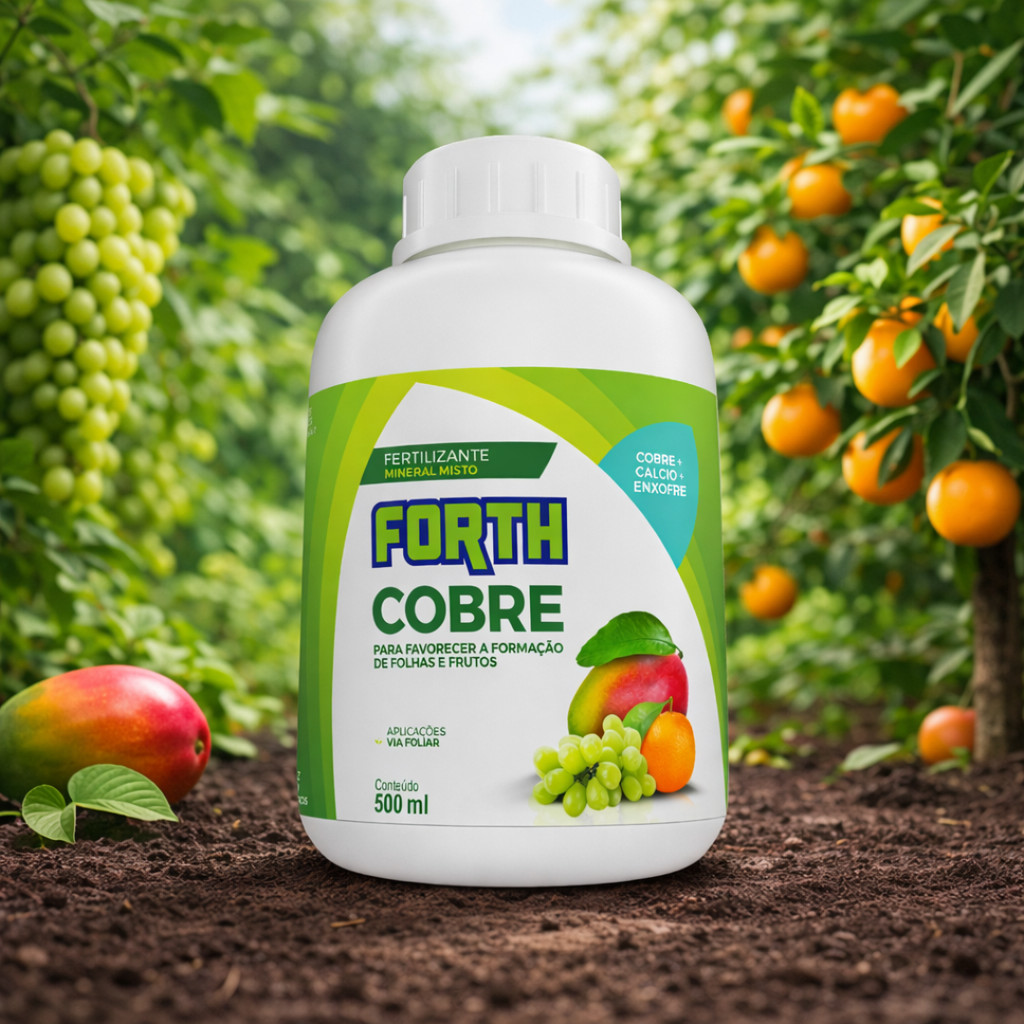 Forth Cobre Adubo Fertilizante Concentrado Nutrição Frutas e Folhas
