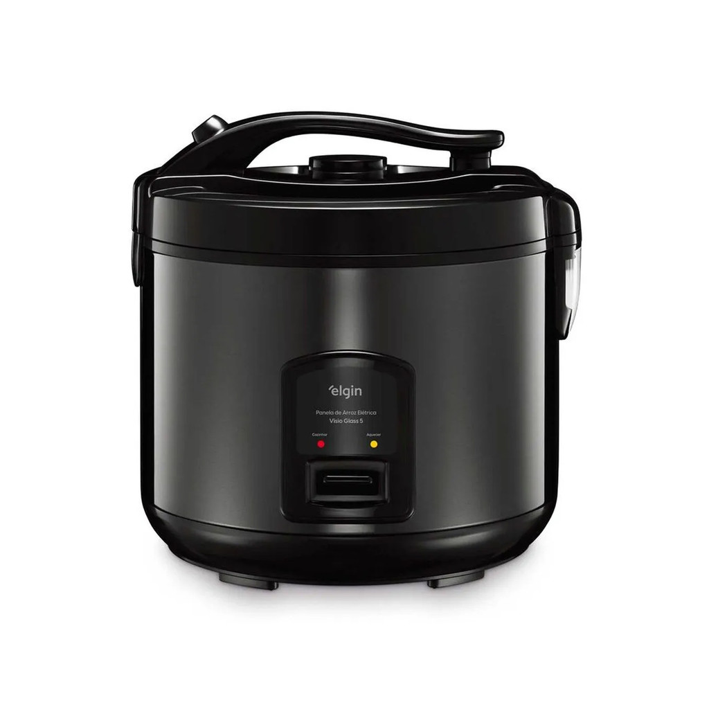 Panela de Arroz Elétrica Vision Glass 5 Xícaras 400W Elgin em Oferta na Shopee