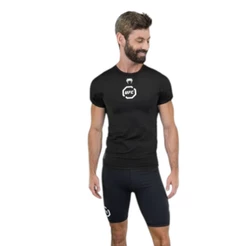 Camiseta Rashguard Venum UFC Shadow Guard Preto Manga Curta