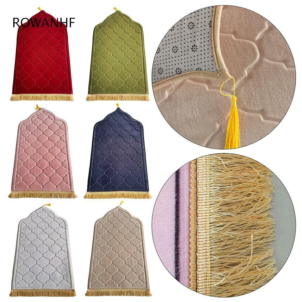 Imagem Tapete De Oração ROWAN Em Relevo De Flanela Espessada