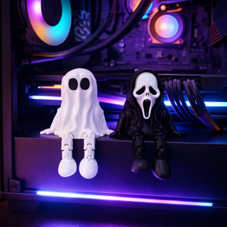 Fantasminha e Ghostface Decoração Setup Gamer Quarto Geek em Oferta na Shopee
