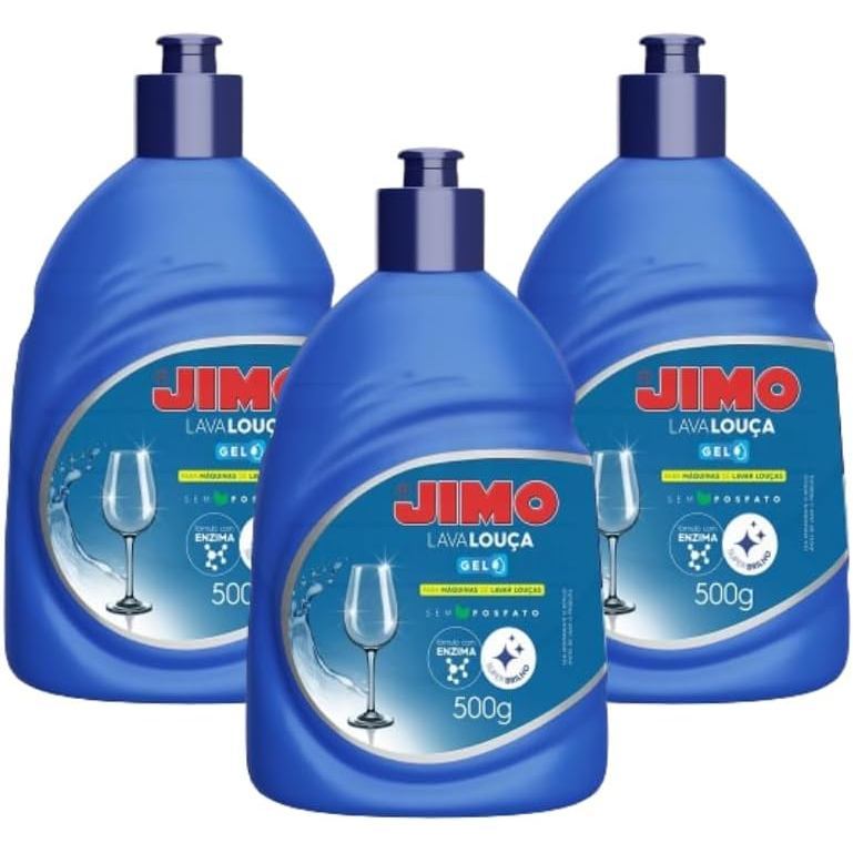 KIT 3un Lava-Louça Gel 500ml - JIMO