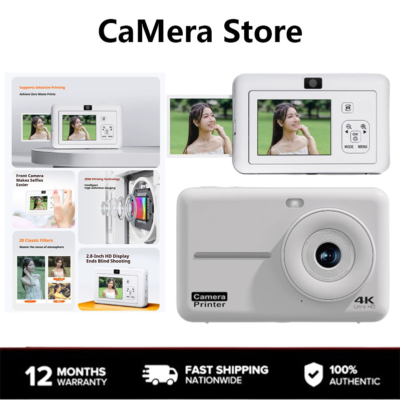 CAIZU DC505 Câmera Polaroid Colorida Festa De Estudante Selfie Beleza Fotografia Digital Co Marca HD
