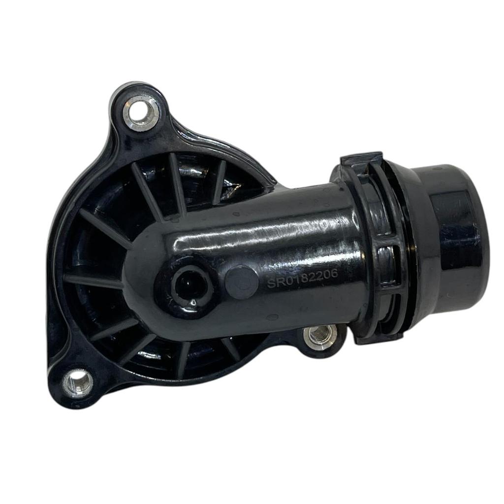 CARCACA DE PLASTICO DA VALVULA TERMOSTATICA DO MOTOR PARA VEICULOS AUTOMOVEIS - PN. 11517500597 N42 N45 s/ sensor