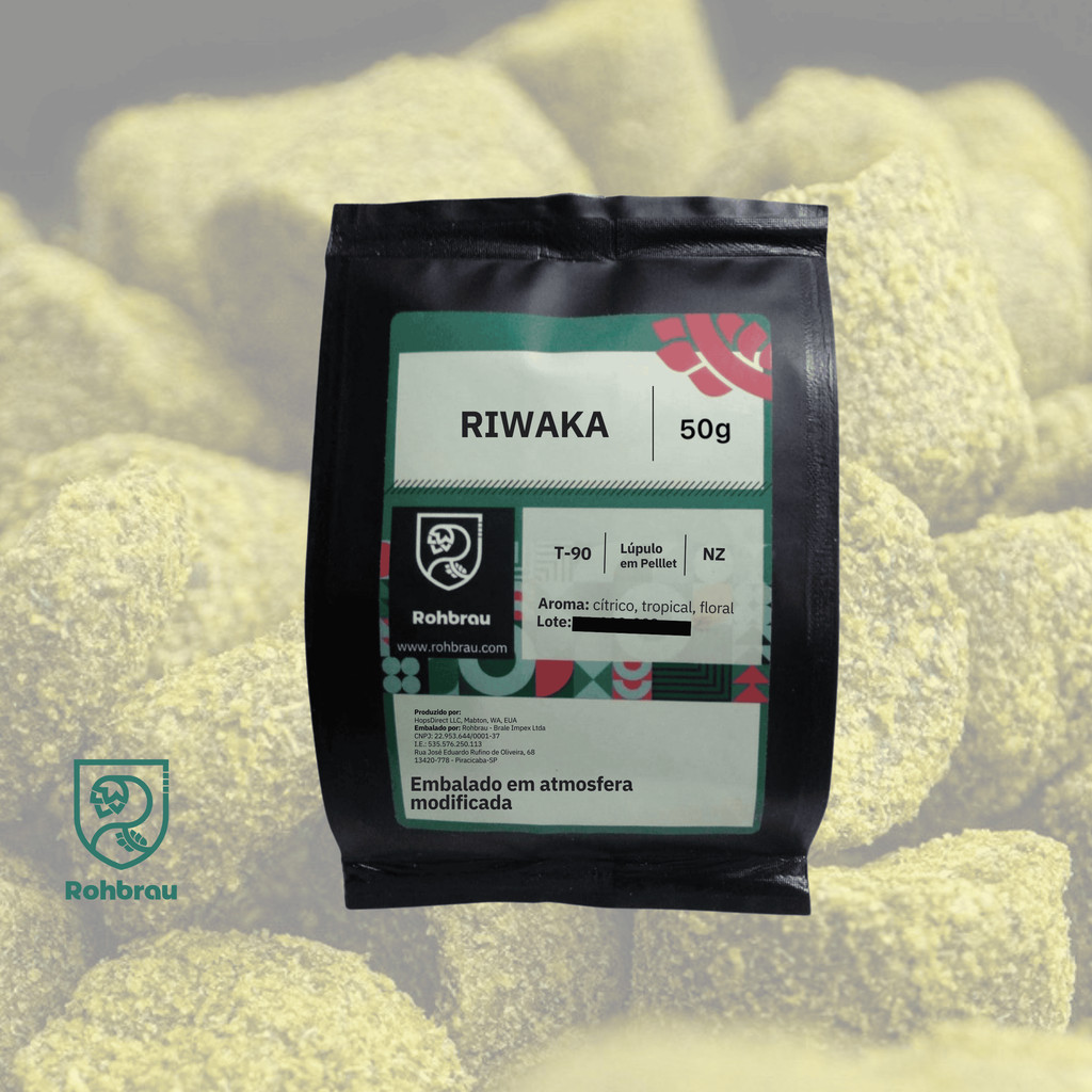 Lúpulo Riwaka em Pellet T90 - 50g ATM (Cítrico Intenso e Tropical para IPA)