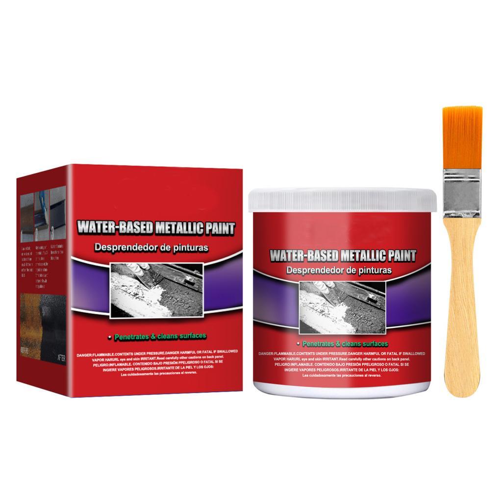 [Ander Online] (Comprado em um pacote de 2) (100g + pincel (caixa)) 100ML removedor de ferrugem de metal à base de água
