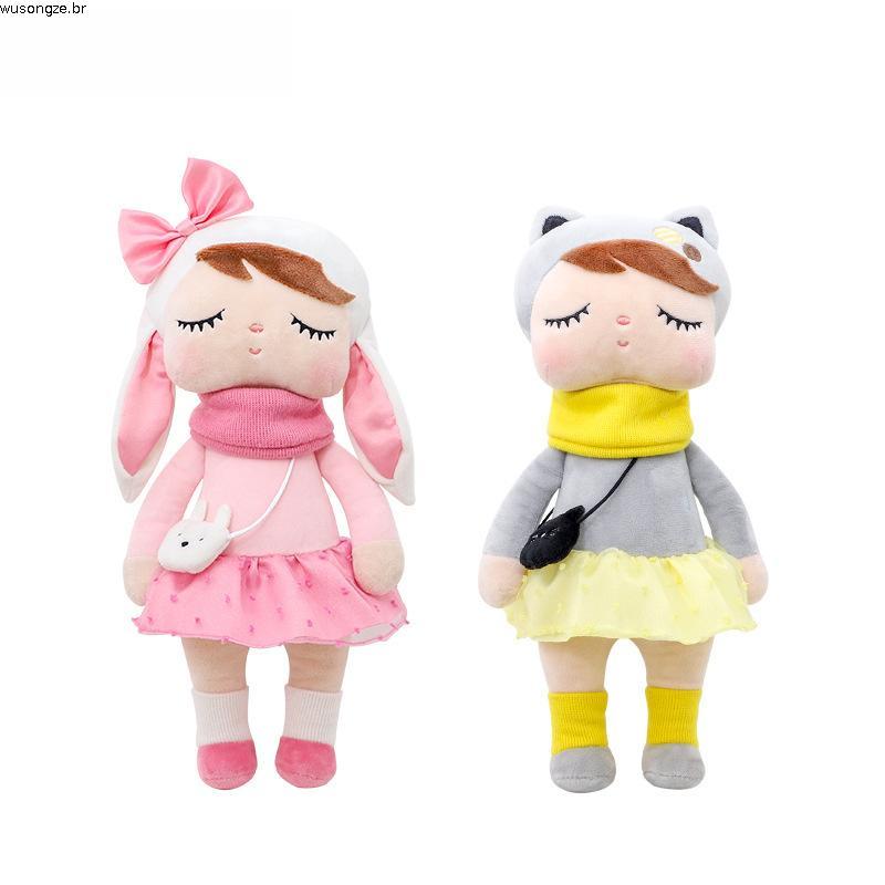 Metoo 16cm/33cm Brinquedos De Pelúcia Angela Para Crianças Presentes Bebês