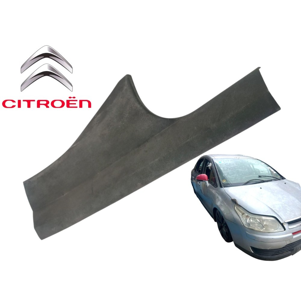 Acabamento Porta Tras Soleira Direita Citroen C4 Pallas 2008 Preto