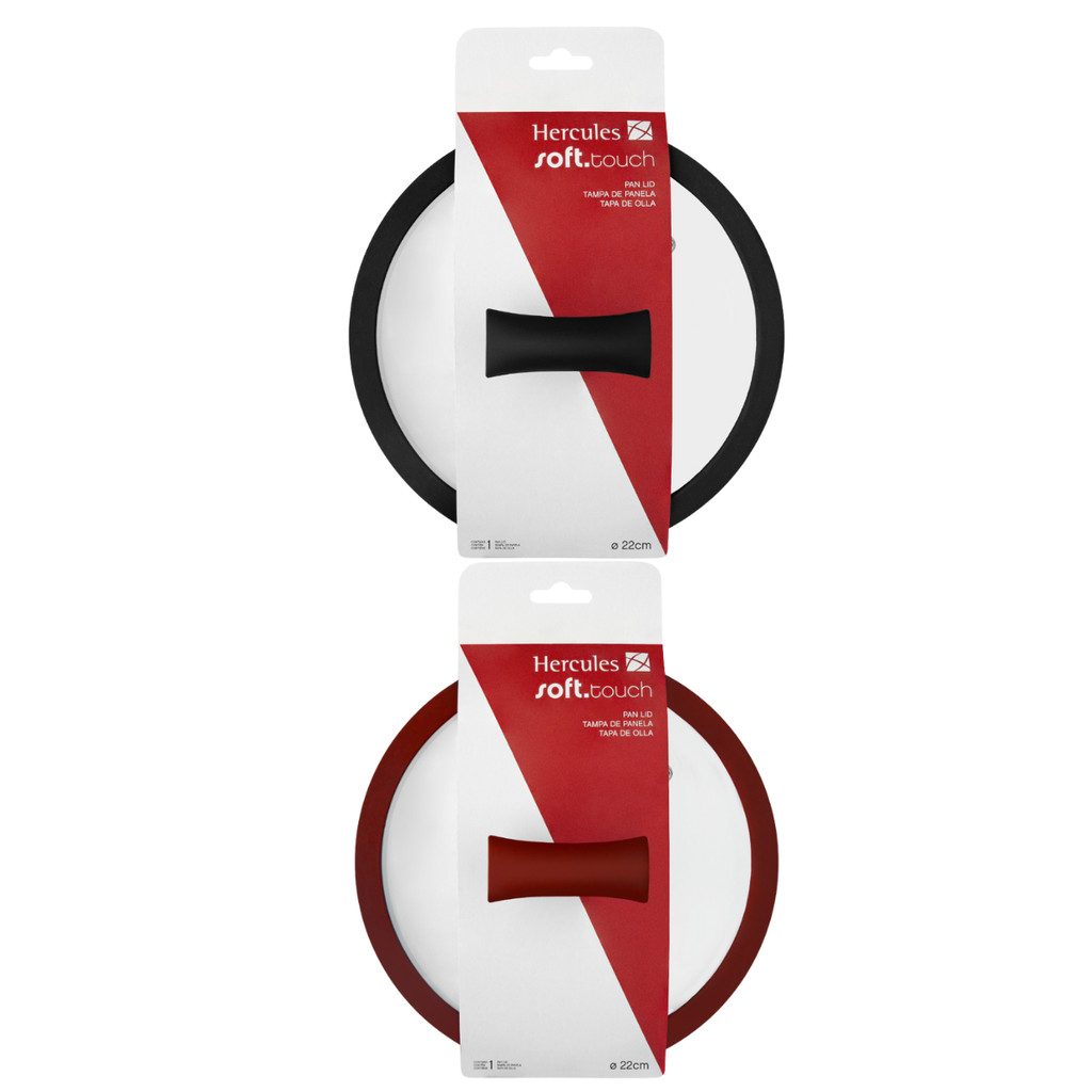 Tampa Silicone Vidro Temperada Para Panelas e Frigideiras 22cm Casa Cozinha Decoração - Hercules em Oferta na Shopee