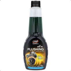 Flushing Limpa Cárter Orbi Química 500ml Limpeza Motor Tira Borra Gasolina Etanol Diesel