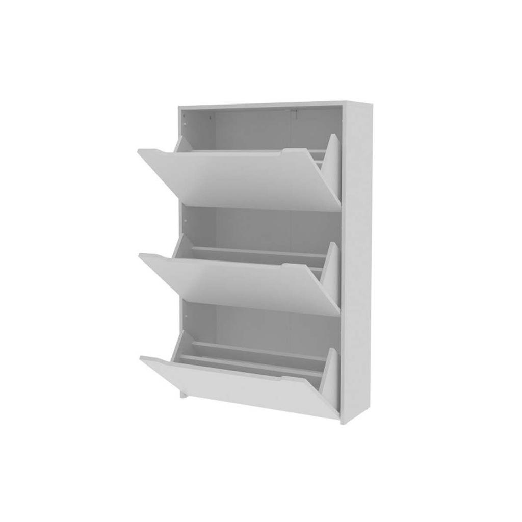 Armário Sapateira Quarto SA-3405 c/ 3 Portas Branco - Tecno Mobili em Oferta na Shopee