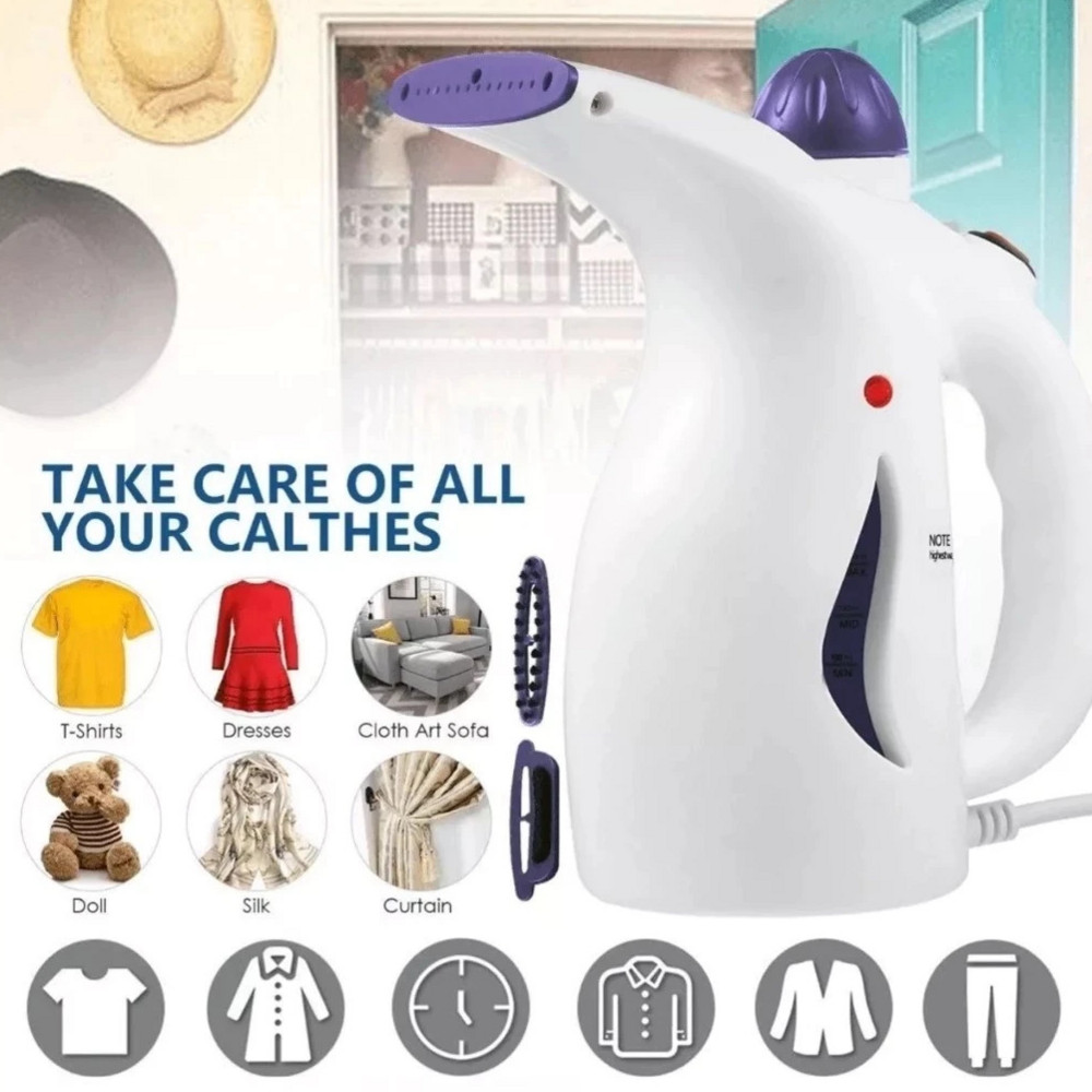 Passadeira Vaporizador A Vapor De Roupas Tira Amasso Portátil 800w 110v