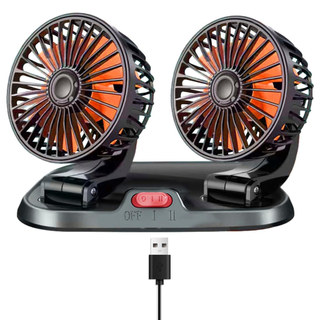Ventilador Usb Mesa Duplo 2 Velocidades Escritorio Escrivaninha Home Office Verao Calor Sol Dias Quentes
