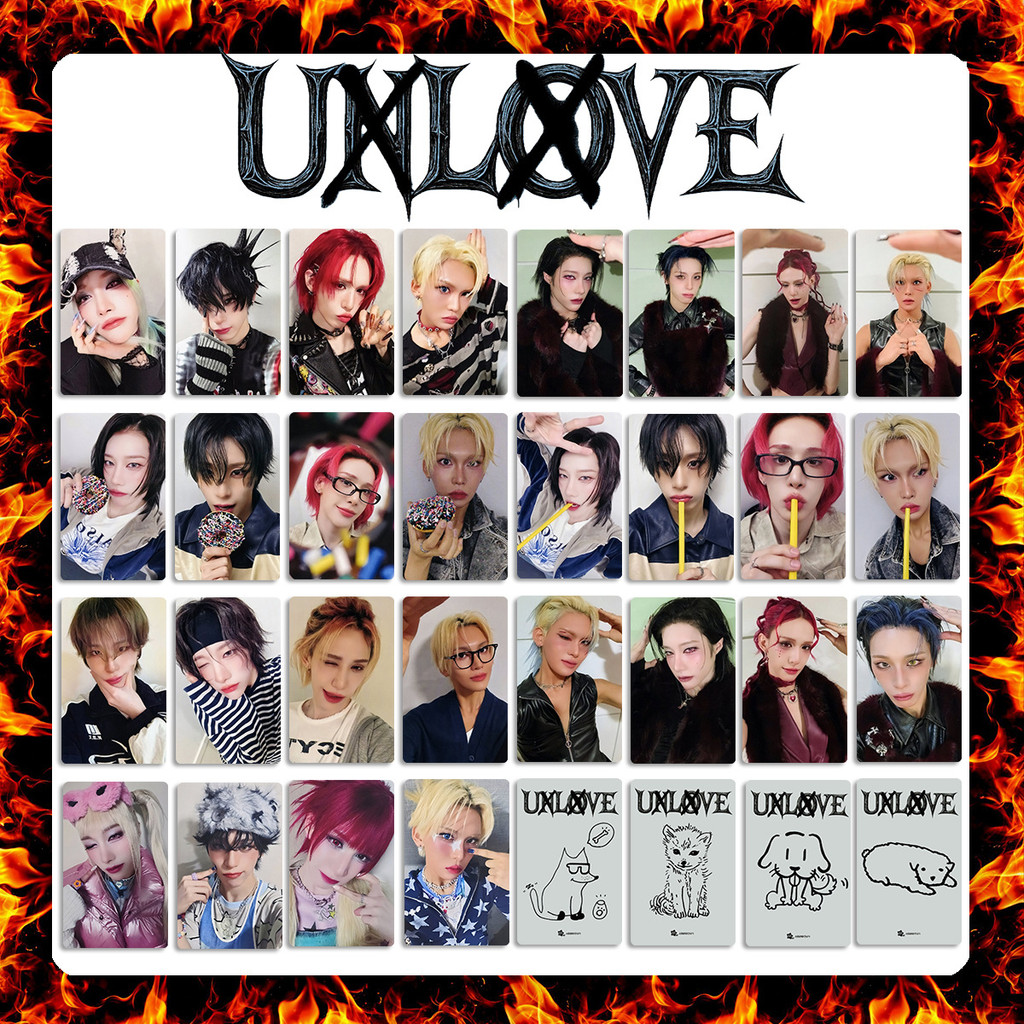 2-4pcs XLOV UXLXVE Eu Sou Um O 2o Álbum Único Cartões Lomo I'mma Be WUMUTI RUI RISING STAR Photocards MAKESTAR K4 OFFLIN