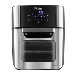 Fritadeira Air Fryer Philco Oven PFR2200P - 12 Litros, 2 em 1, 1800W, Preto