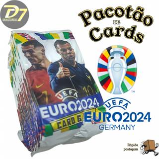 kit 200 Cards figurinhas do EURO COPA 2024 para bater > kit de 50 / 100 / 150 / 200 Pacotes. em Oferta na Shopee