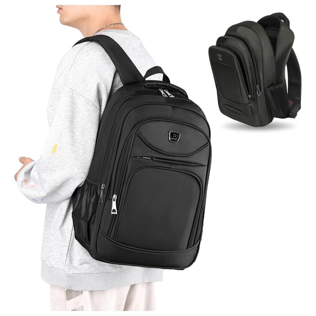 Mochila Reforçada Faculdade Trabalho Escolar Viagem Alça Cabo Aço Notebook Unissex Resistente Grande