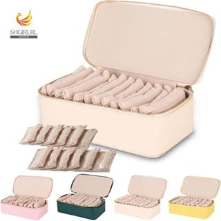 Armazenamento De Brincos SHGIRLRL , Couro PU Com 6/12 Unidades De Bolsas Pequenas , Caixa De Joias De Viagem , Portáteis em Oferta na Shopee