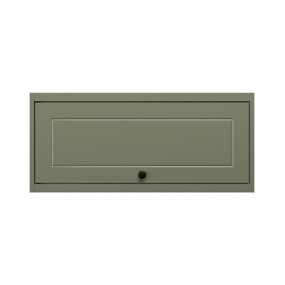 Armário Aéreo MDF Herval Viana, 1 Porta, Verde Hill, 80 Cm