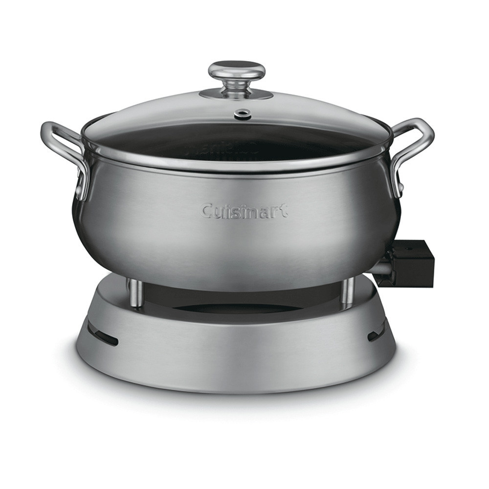 Panela Elétrica com Acessórios para Fondue Inox 220V Prata Cuisinart - CFO-50CBBRB