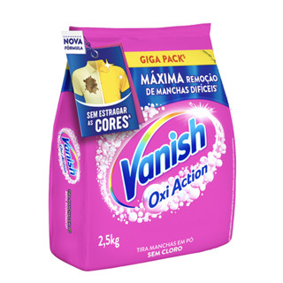 Tira Manchas Pó Vanish Oxi Action Pink 2.5 Kg Refil Econômic em Oferta na Shopee