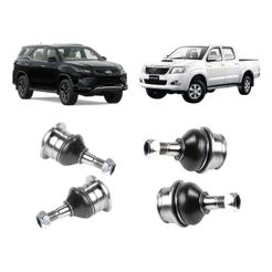 Kit 4 Pivô Suspensão Superior Inferior Sw4 Hilux 2005 Até 2018 Toyota