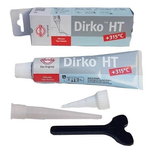 Cola Silicone Cinza Grey Motor Alta Temperatura Dirko Elring em Oferta na Shopee