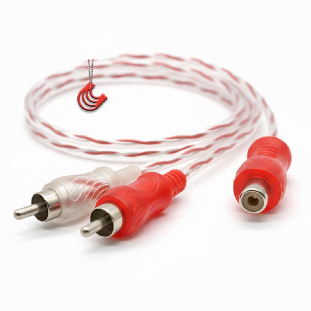 Cabo RCA Y com 2 Machos E 1 Fêmea Blindado Vermelho Prata 4 milímetros Módulo Potência Amplificador em Oferta na Shopee