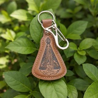 Chaveiro De Couro Com Mosquete de Nossa Senhora Aparecida em Oferta na Shopee
