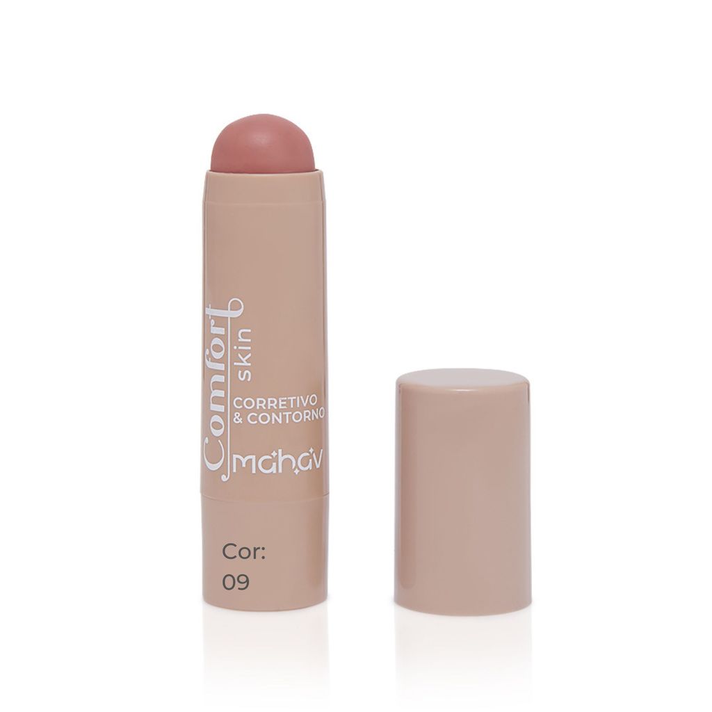 Corretivo e contorno Stick Comfort Skin cor 09 Mahav Vegana