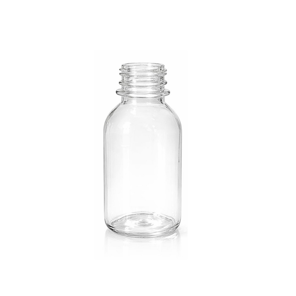 Kit 50 Garrafa Pet 100ml Frasco Cilíndrica Cristal Plástico Lembrancinha Com Tampa Lacre — imagem 2 de 2