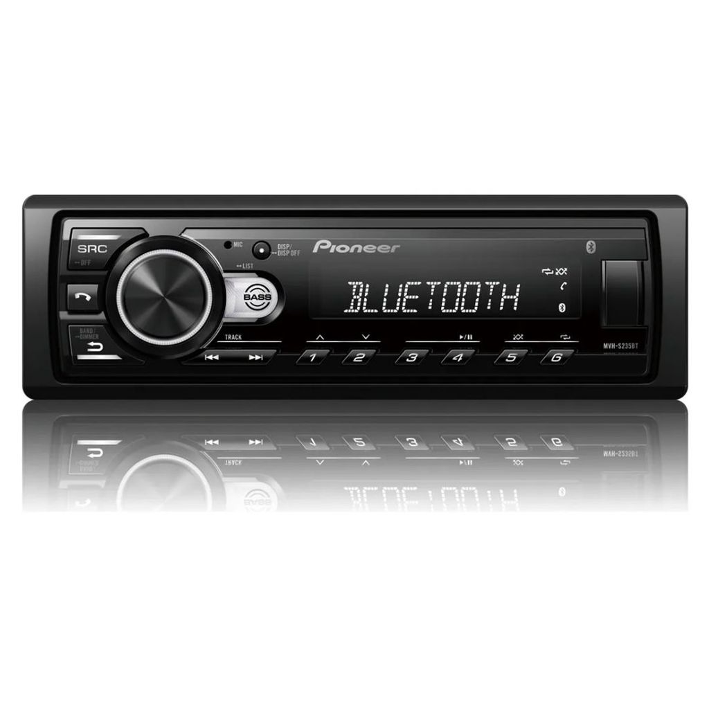 Radio Pioneer MVH-S235BT Som Automotivo Bluetooth USB MP3 FM RCA Equalizador Original Pioneer