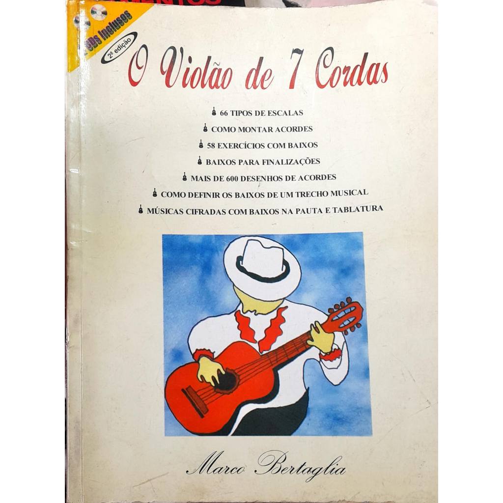 O Violao De 7 Cordas - Marco Antônio Bertaglia 2ª Ed. Não acompanha cd de Marco Antônio Bertaglia 7802359
