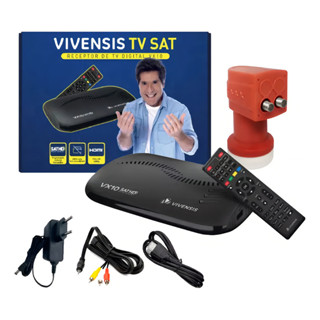Kit Receptor De Tv Vivensis Vx10 Sat Hd + Lnbf Duplo em Oferta na Shopee