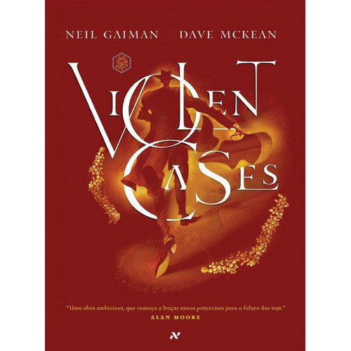 Capa do livro Violent Cases, Neil Gaiman