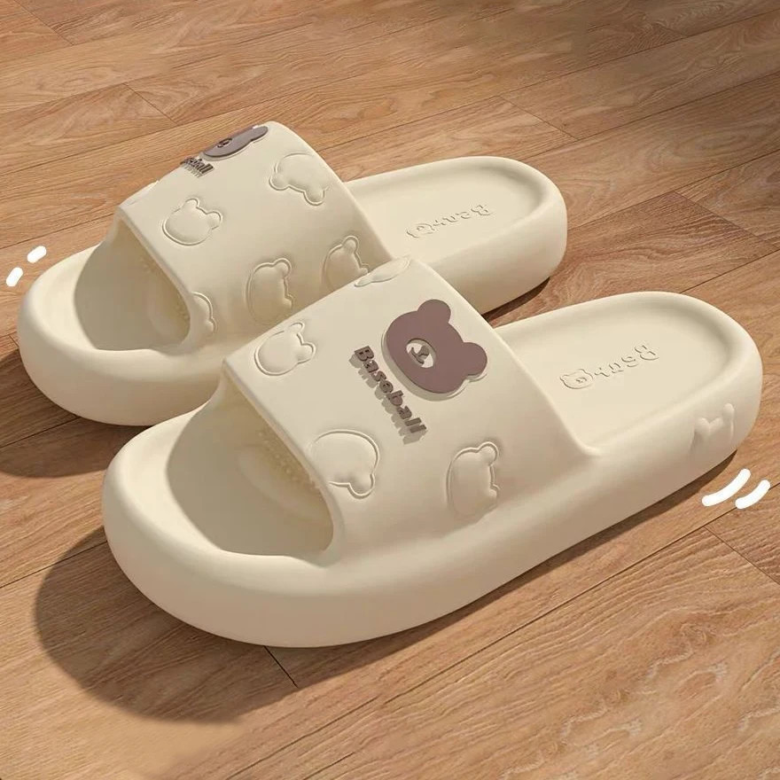 Chinelos Legais Para Mulheres , Nova Casa Interna De Verão , Banheiro , Banho , Silencioso , Uso Externo , De Casal Anti