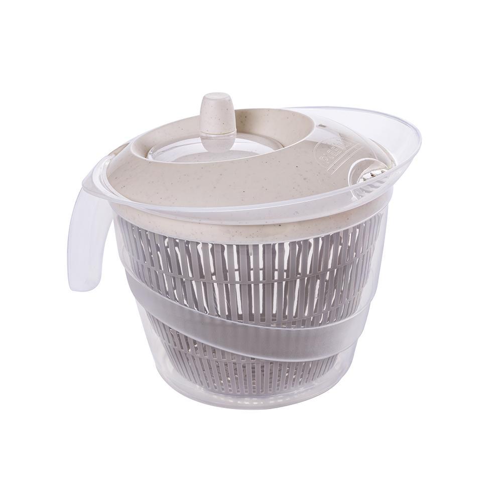 Secador Salada Centrífuga Folhas Verduras 5 Plasútil em Oferta na Shopee